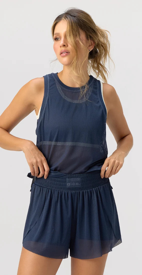 GLEE - SET SHORT MESH NAVY