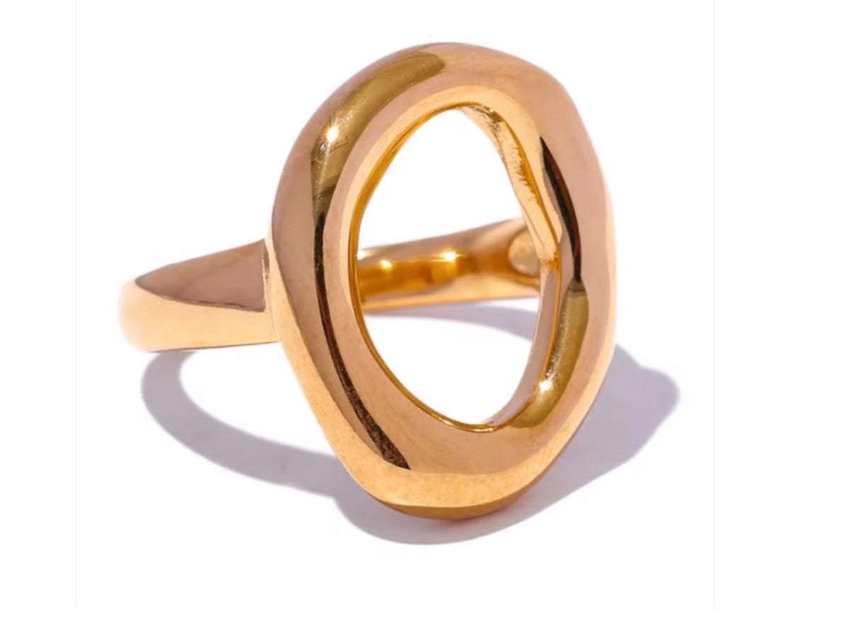 Minimalist Oval Rings