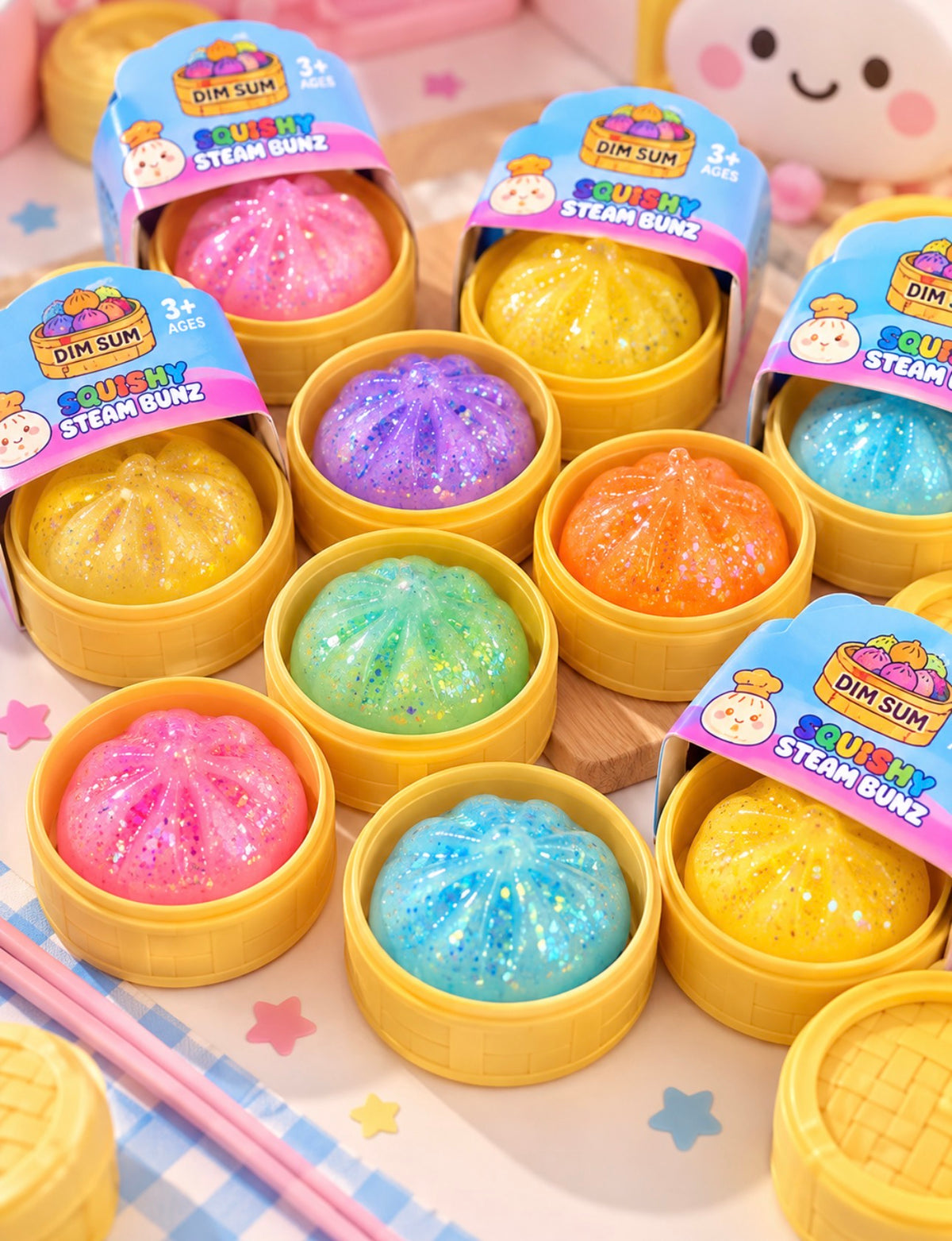 Squishy mini con forma de dumpling