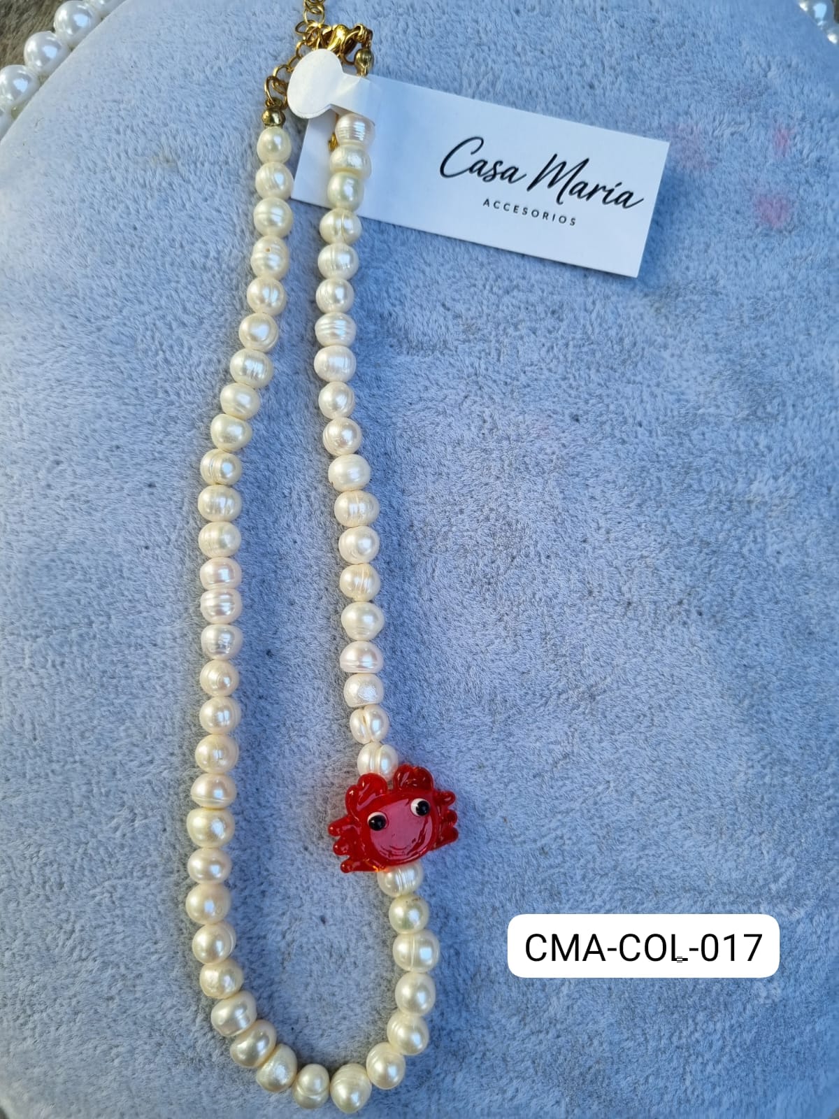 Collar Perlas/cangrejito