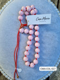 Collar rosado grande