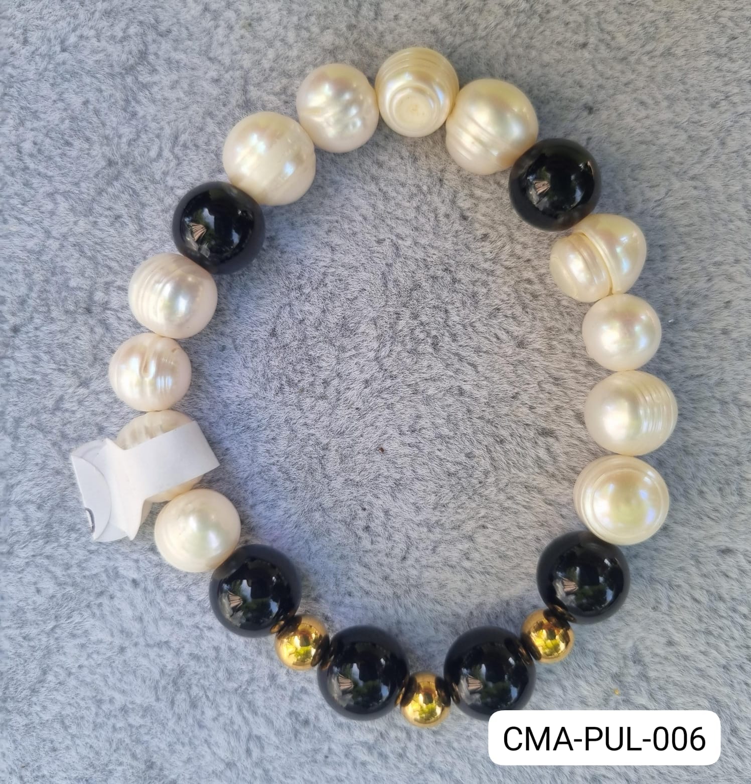 Pulsera pelas y onix