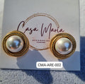 Arete perla redondo