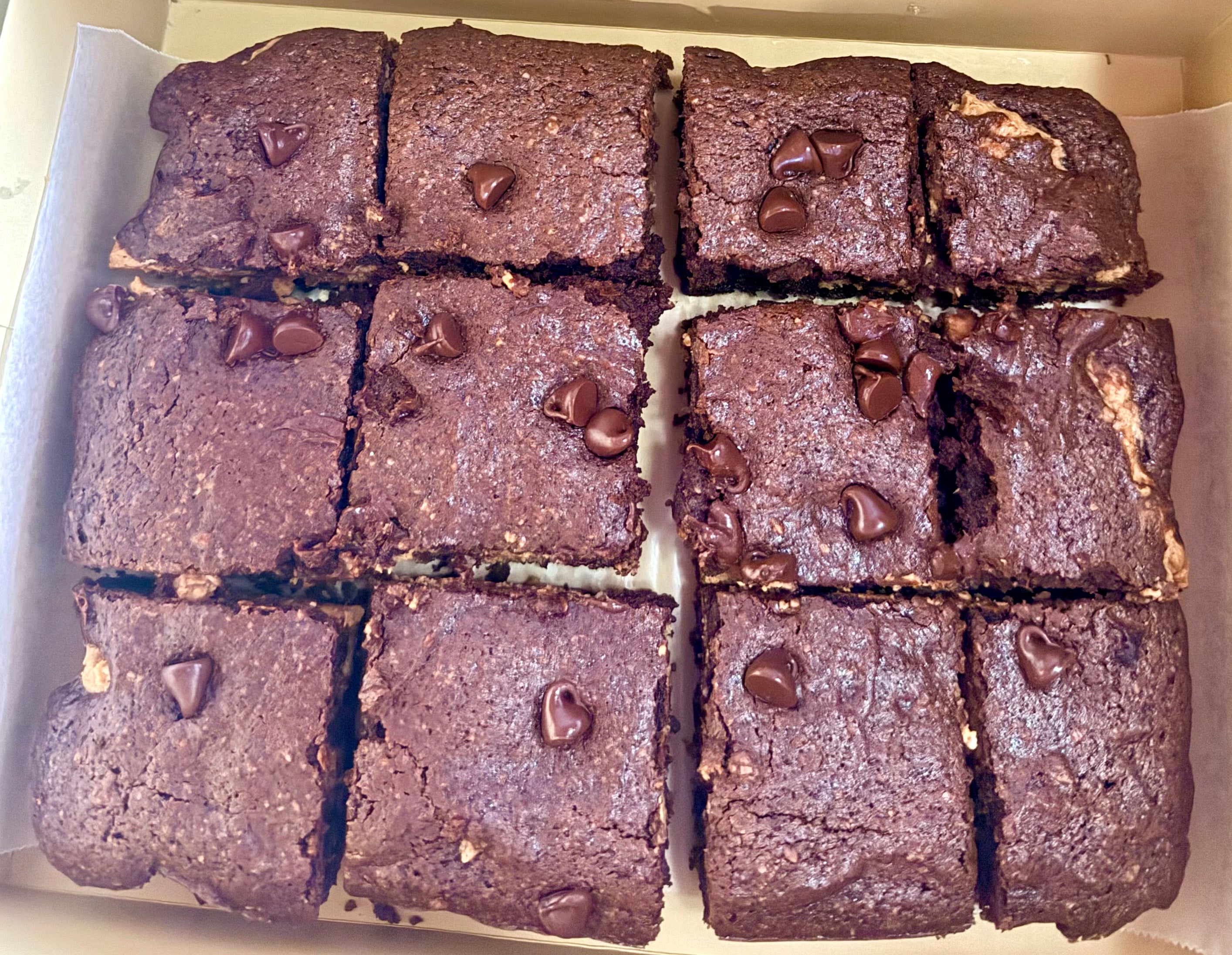 Peanut butter brownie