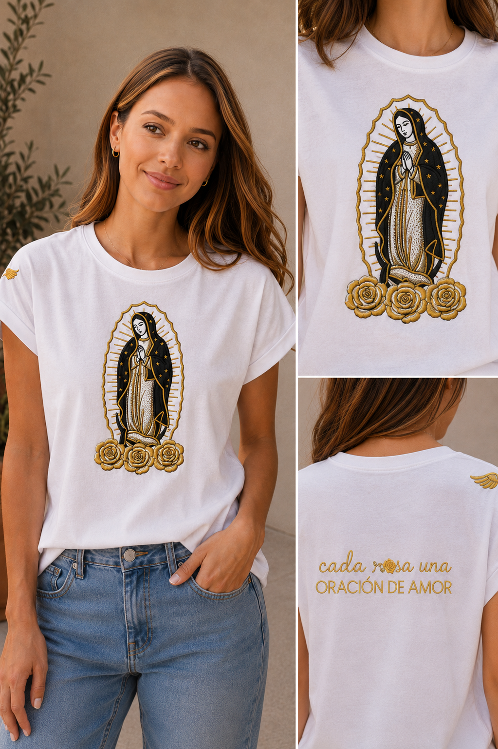 GUADALUPANA FLORES DORADAS