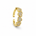 Anillo 5 corazones