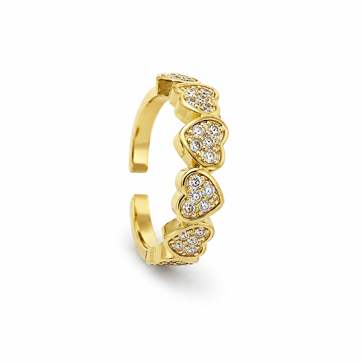 Anillo 5 corazones