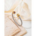 Brazalete con cristales morado