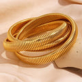 Pulsera entrelazada triple