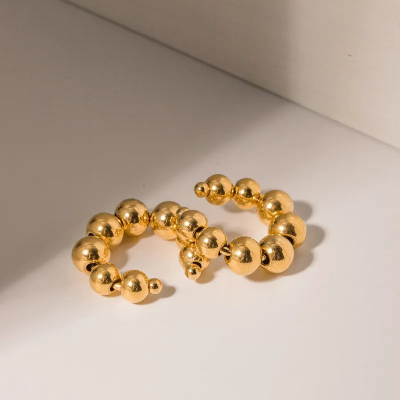 Earcuff mediano de esferas (unidad)