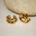 Earcuff mediano doble (unidad)