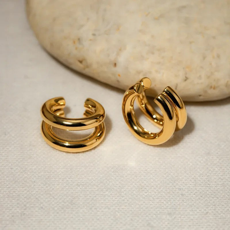 Earcuff mediano doble (unidad)