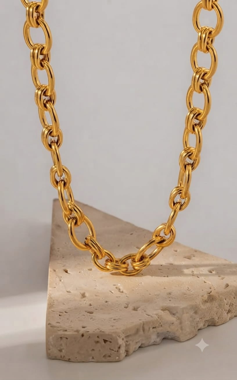 Cadena Hip-Hop aros entrelazados