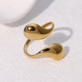 Anillo delgado con gotas