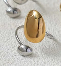 Anillo de gota bicolor