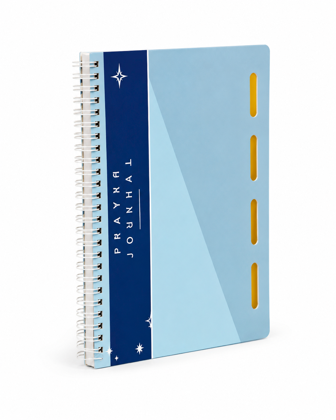 Cuaderno notas azul y amarillo - Prayer Journal