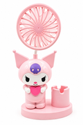 Ventilador Kuromi Rosado