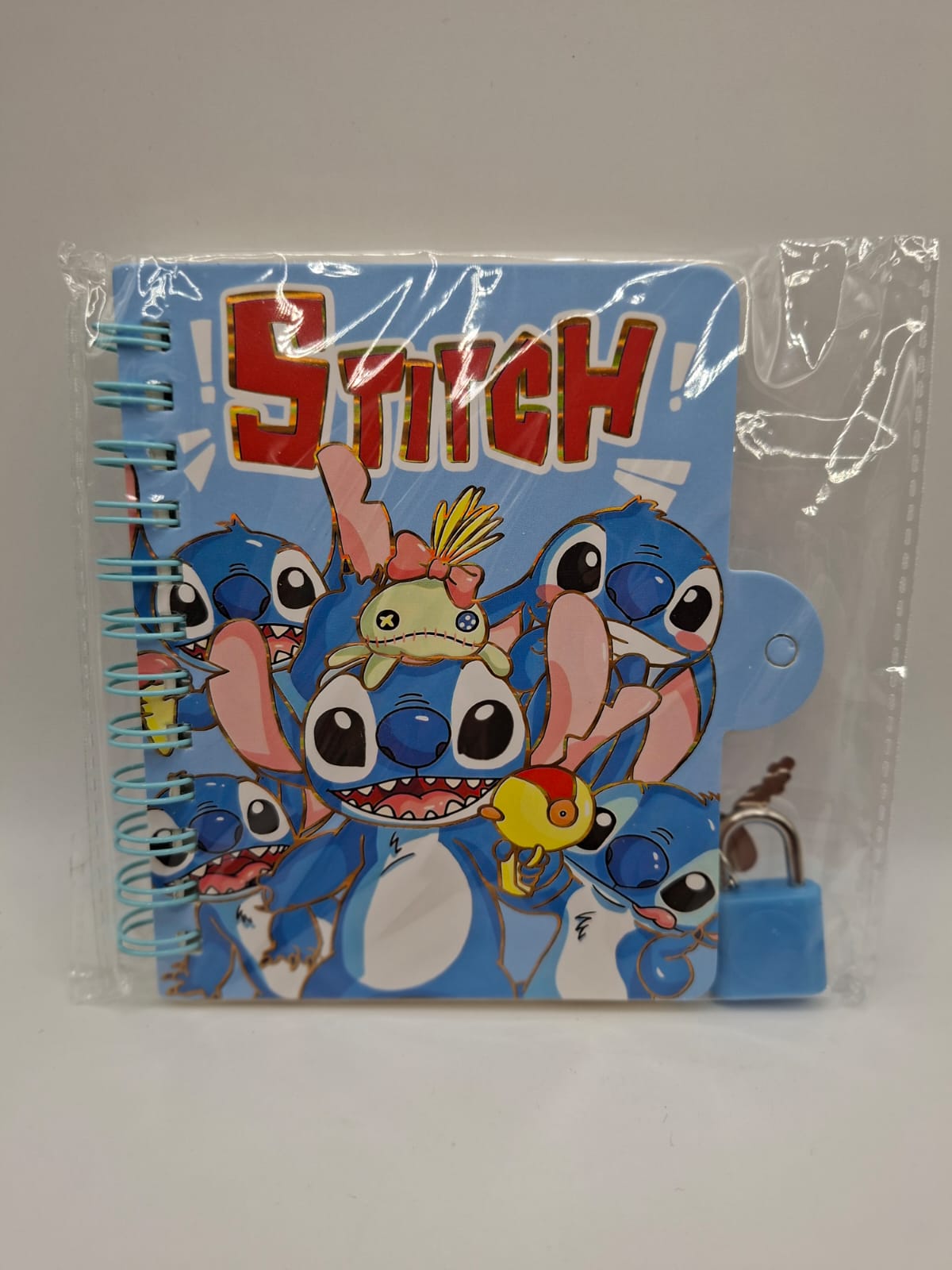 Libreta Stitch Azul