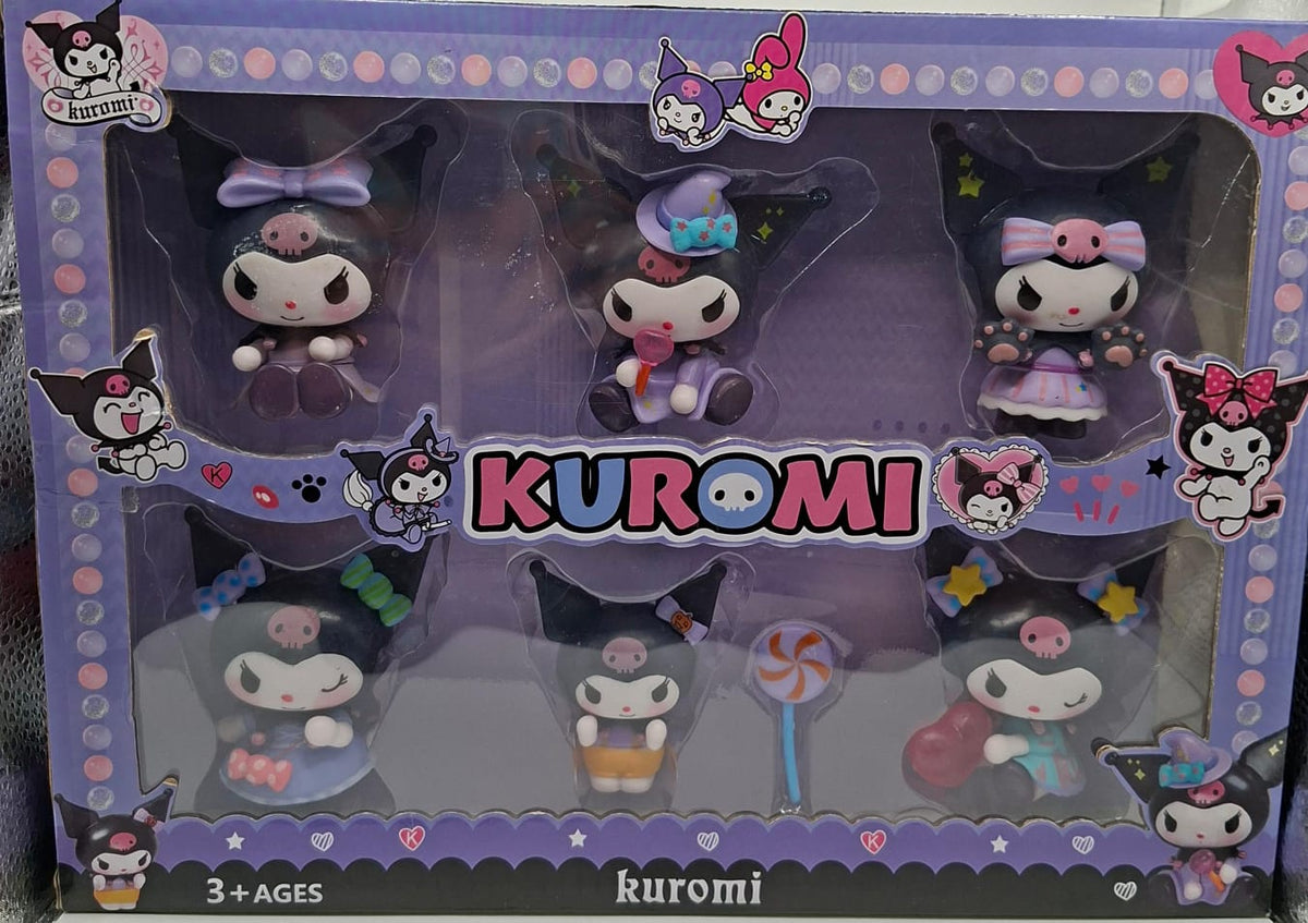 Set de 6 Figuras de Kuromi