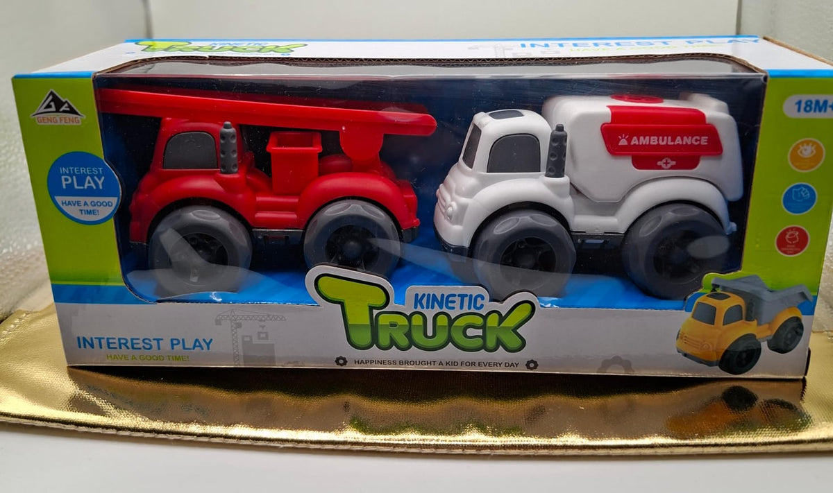 Kinetic Truck Rojo y Blanco set de 2