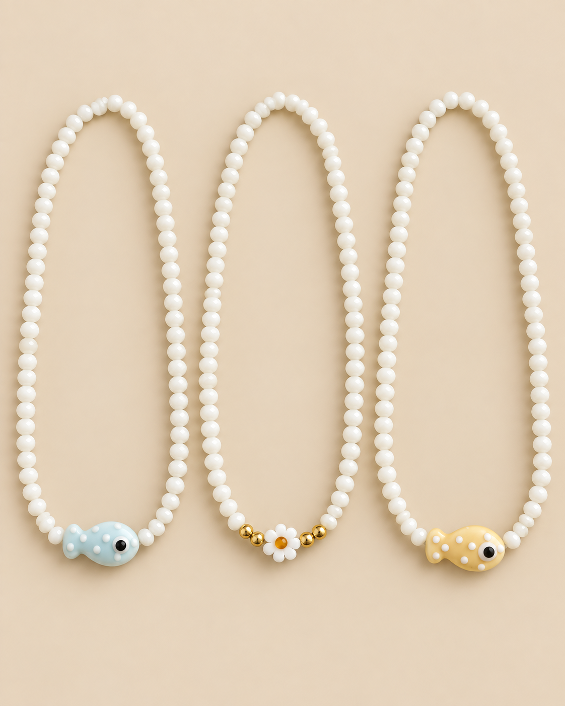 Collar Cristal Blanco