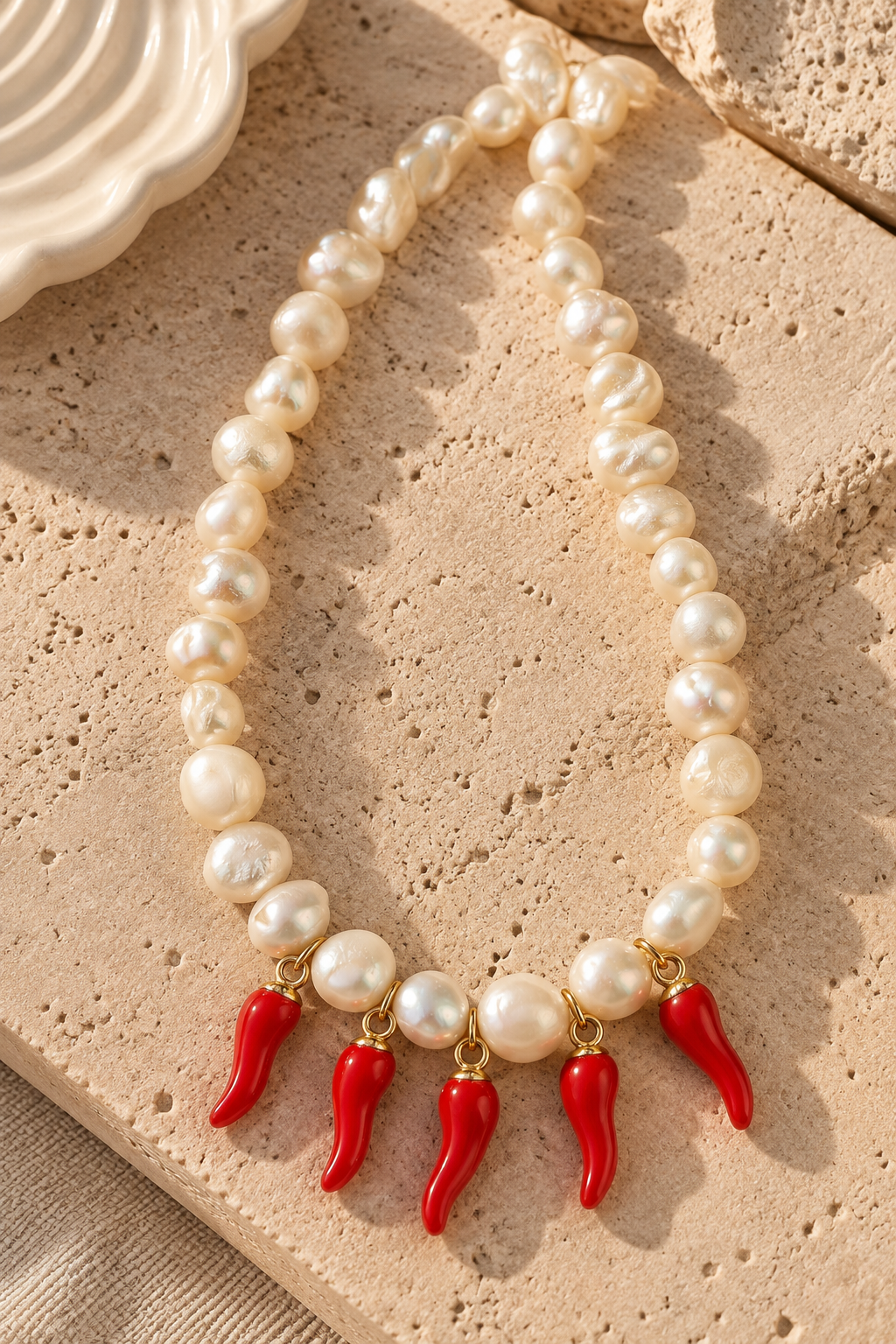 Collar Perlas/chiles