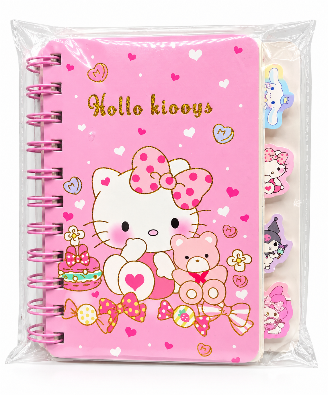 Cuaderno Hello Kitty Rosado