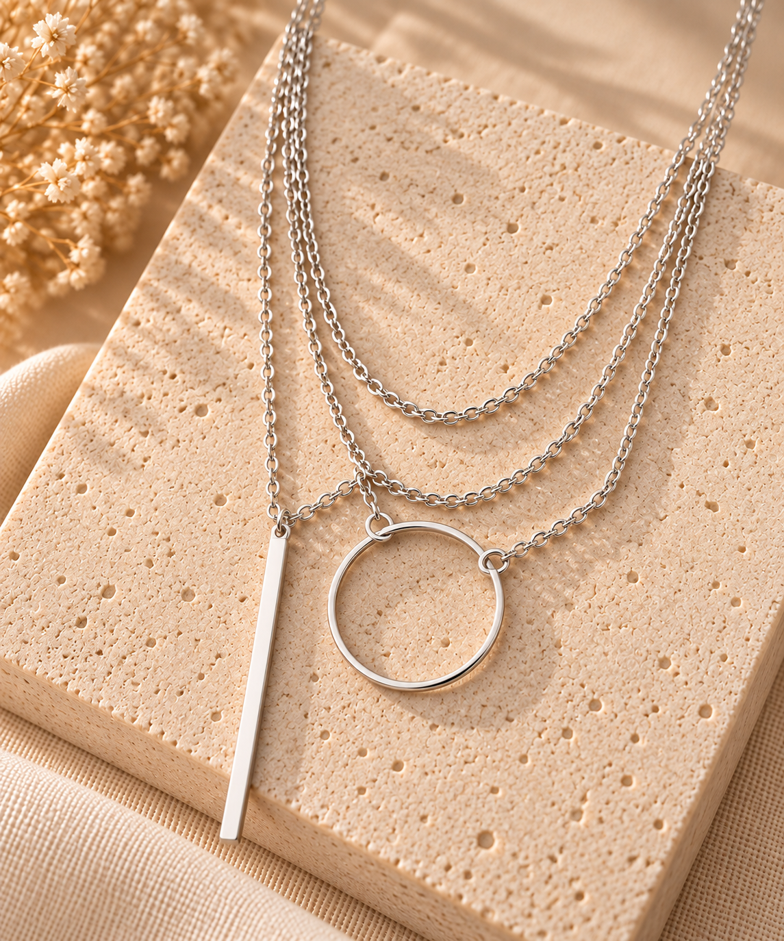 Collar Cadena Plata