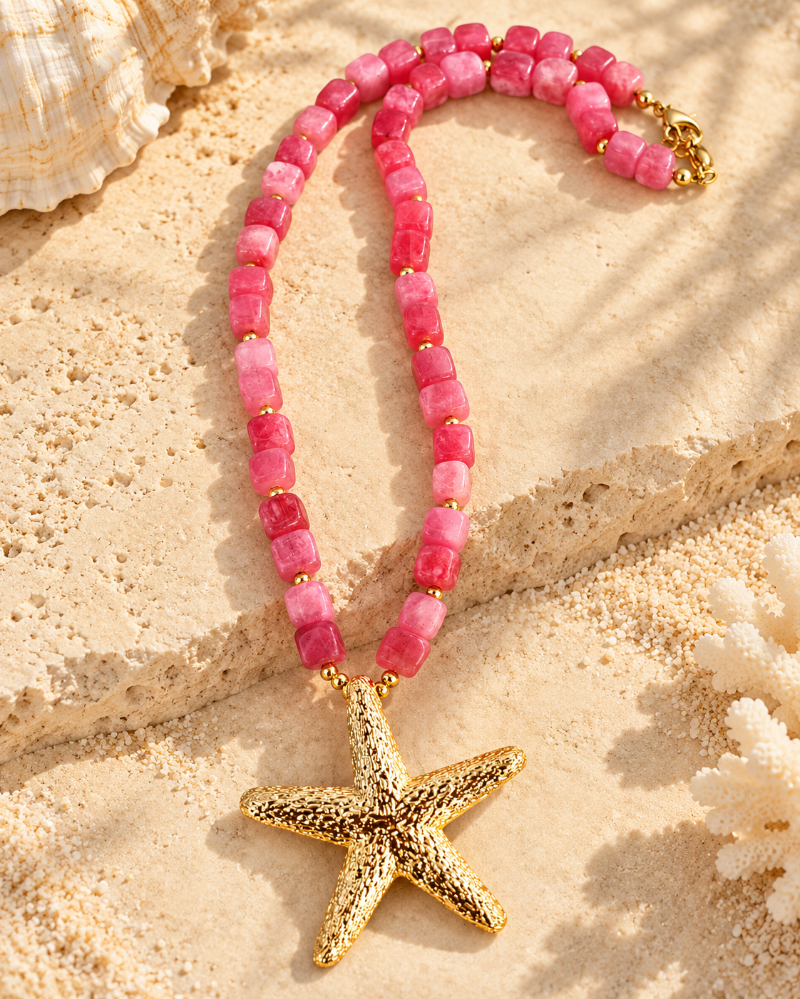 Collar Rosado dije Estrella