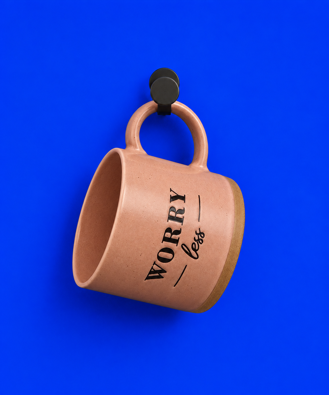 Taza rosada Worry Less