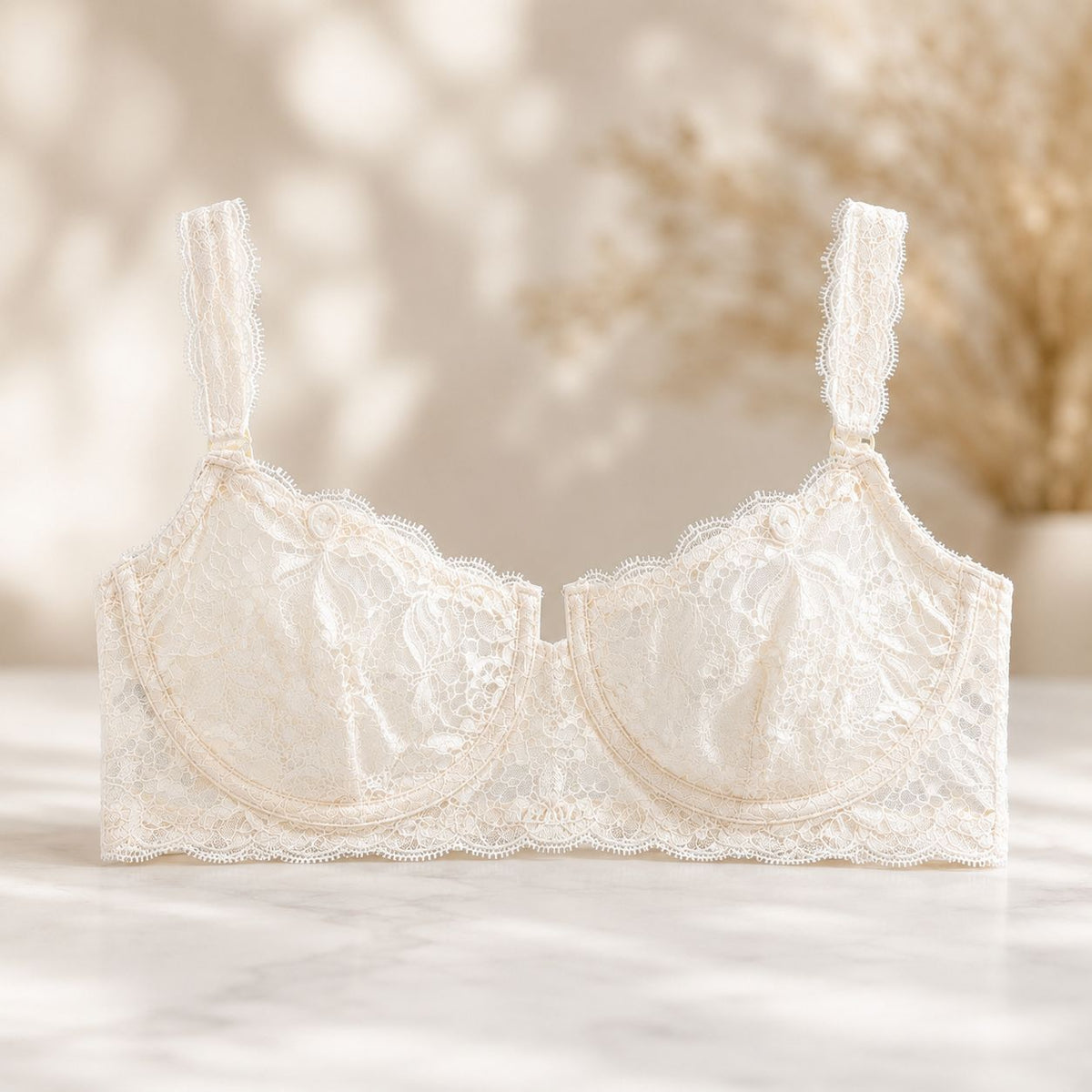 BRASIER CON ENCAJE WHITE