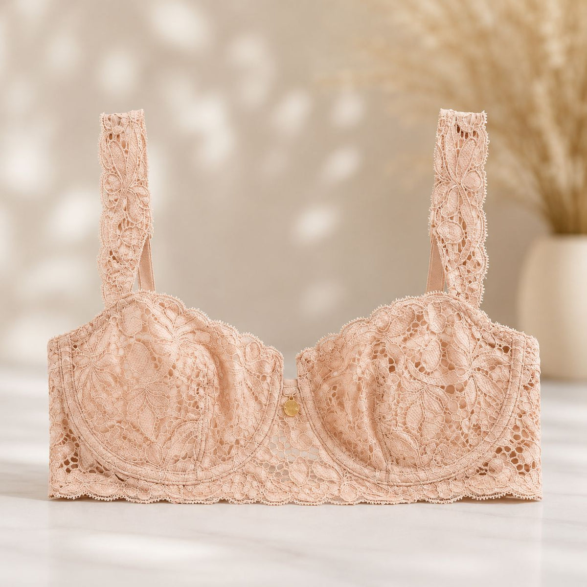 Brasier con encaje pink