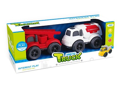 Kinetic Truck Rojo y Blanco set de 2