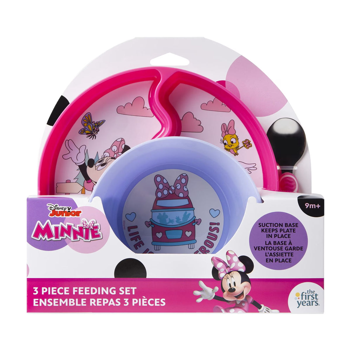 Minnie mouse feeding set