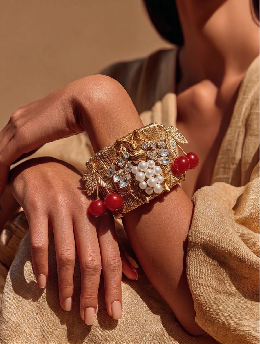PULSERA DE AVEJA DORADA