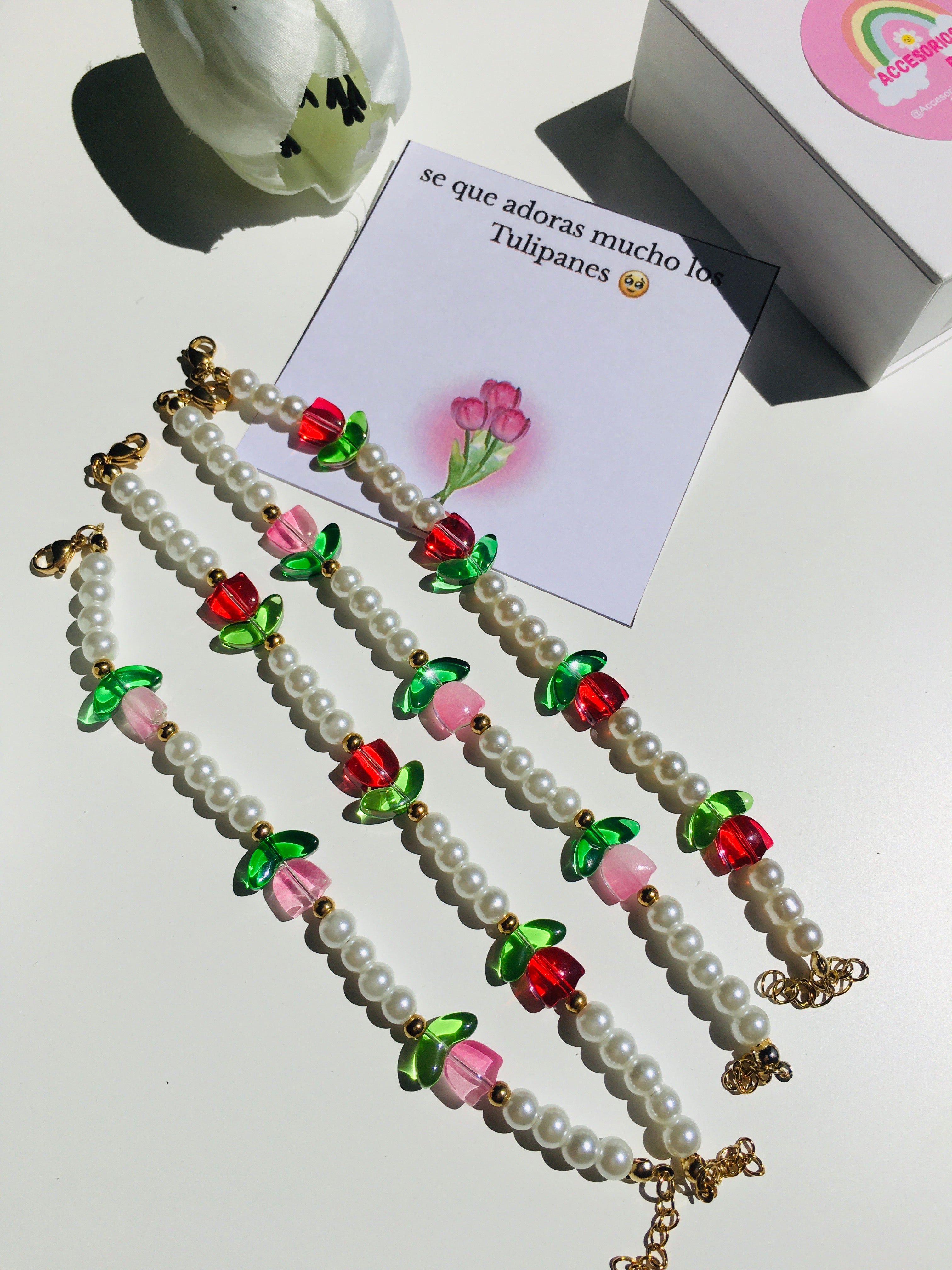 Brazaletes de tulipán