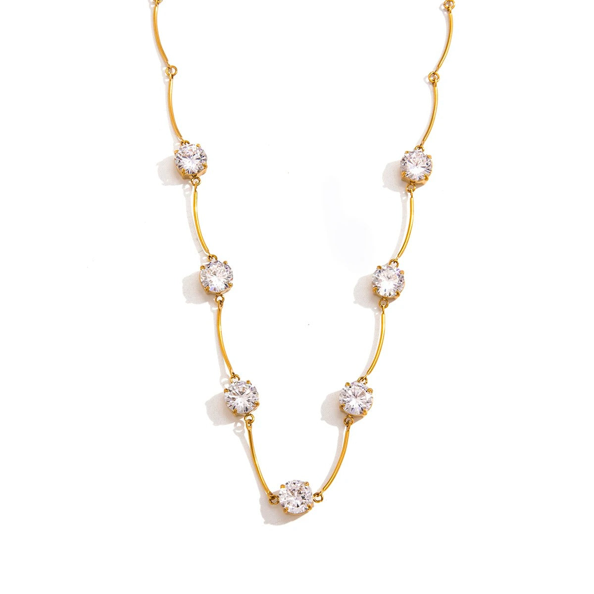 Grand zirconias necklace